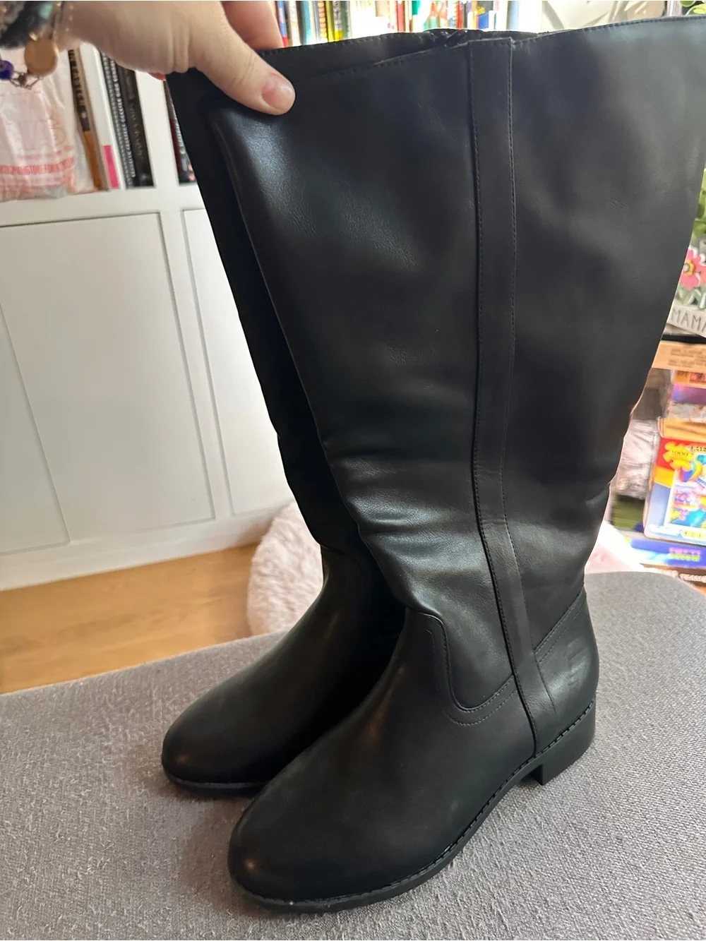 Lane Bryant Black Knee-High Women’s Riding Boots